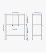 House of Quirk Ladder Bookshelf Plant Stand