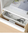 Ikea Bekant Storage Unit with Smart Lock Mesh White