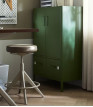 Metal Storage Cabinet with 2 Drawers and 2 Doors