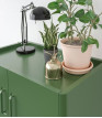 Metal Storage Cabinet with 2 Drawers and 2 Doors