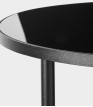 New Mark Impex Side Table, 2 Tiers, Round Tray Table