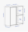 ClosetMaid 8987 Stackable 3-Shelf Organizer