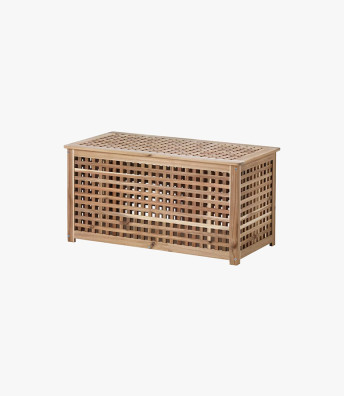 Ikea Hol Acacia Side Table Wooden