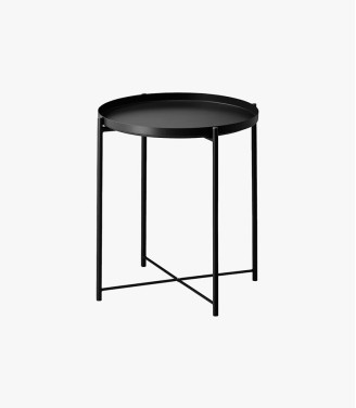 IKEA Gladom Tray Table Black 504.119.90 Size